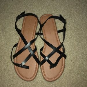 NWOT strappy sandals